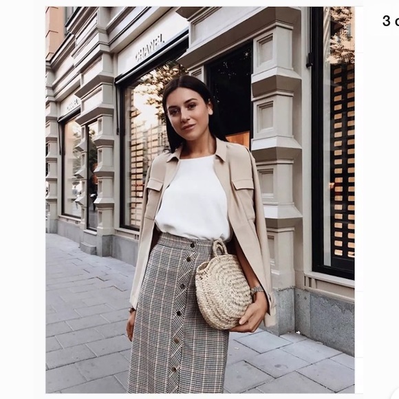 Zara Printed Skirt Midi Pencil Skirt Zara ZARA LONG PRINTED PENCIL